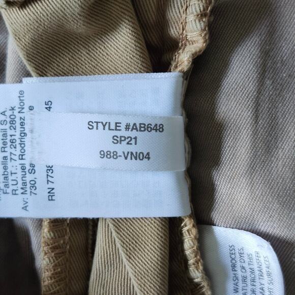 J Crew Vintage Straight Leg High Rise Chinos Dark Khaki Size 30 - Picture 8 of 12